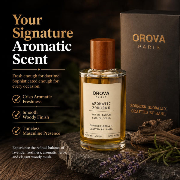 ORÖVA PARIS Aromatic Fougère Eau de Parfum for Men & Women, Fresh Lavender Perfume with Citrus, Woods & Musk, Long Lasting Unisex Fragrance, Clean Herbal Niche Scent, 100ml / 3.4 Fl Oz alternate view